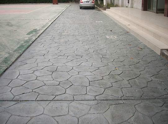 彩色壓花地面圖片/彩色壓花地面樣板圖 (4)