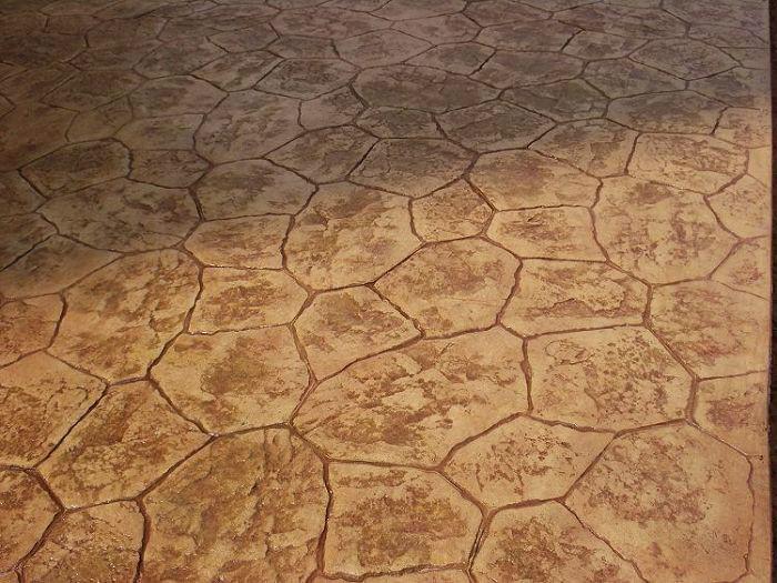 彩色壓花地面圖片/彩色壓花地面樣板圖 (3)