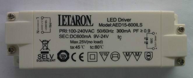 供應(yīng)UL/SAA認證恒流LED電源15W250mA