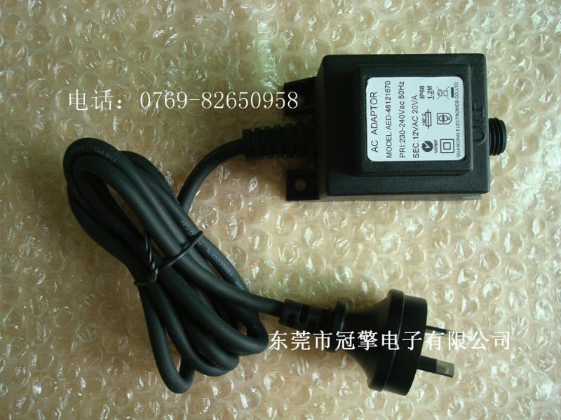 供應(yīng)草地?zé)糇儔浩?5W12V防水變壓器