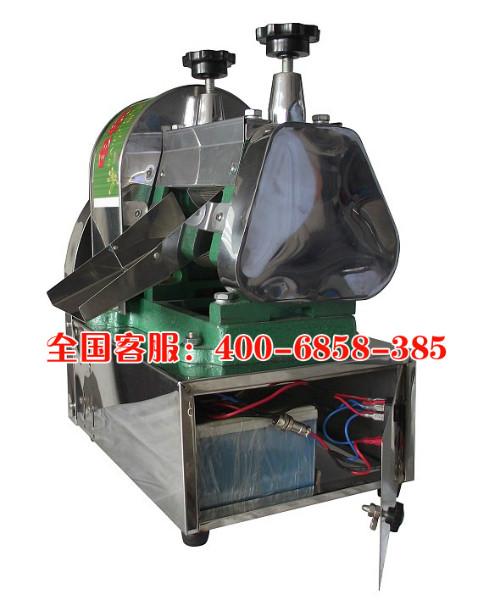 立式不銹鋼甘蔗榨汁機(jī) 哈歐電動(dòng)*行業(yè)*甘蔗壓汁機(jī) 輥距可調(diào)