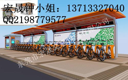 供應浙江杭州單車棚生產(chǎn)廠家單車棚圖片