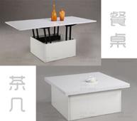 供應折疊茶幾小戶型多功能家具折疊升降旋轉(zhuǎn)茶幾空間擴展家具 升降茶幾餐桌簡約家具五金配件