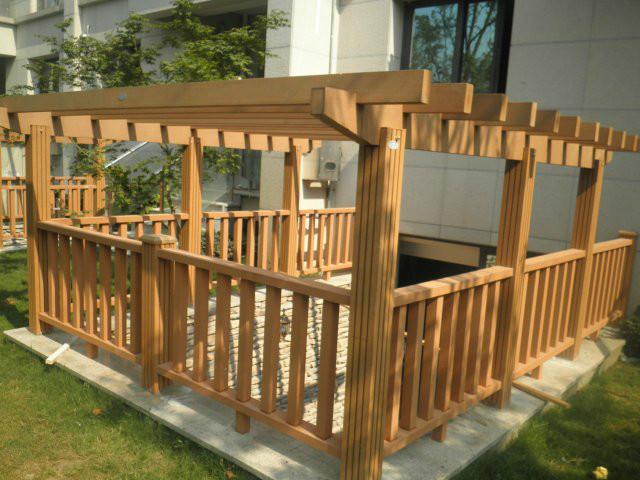 供應(yīng)貴港塑木材料批發(fā)商塑木葡萄架設(shè)計