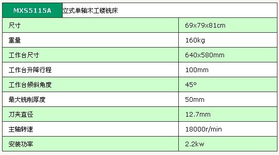 立式单轴木工镂铣床图片