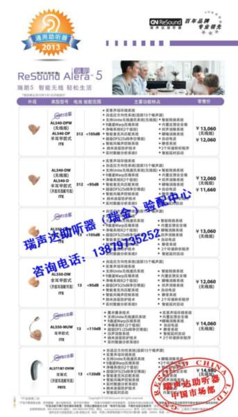 供應(yīng)瑞聲達瑞朗無線助聽器AL577/87-DVI