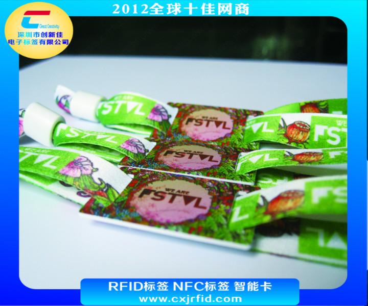 供應(yīng)一次性腕帶 一次性手腕帶 提花手腕帶批發(fā) 滌綸編織手腕帶 深圳廠