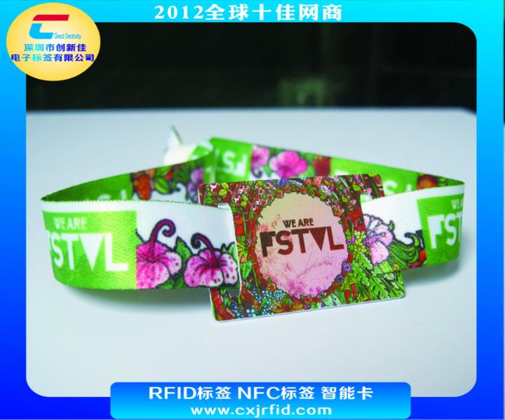 供應(yīng)一次性腕帶 一次性手腕帶 提花手腕帶批發(fā) 滌綸編織手腕帶 深圳廠