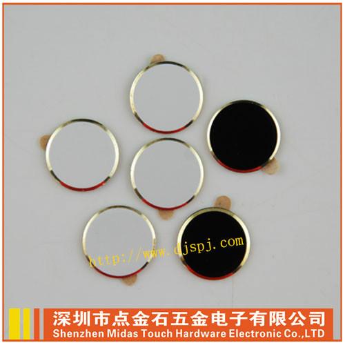 供應(yīng)iphone5SCD紋土豪金金屬按鍵貼