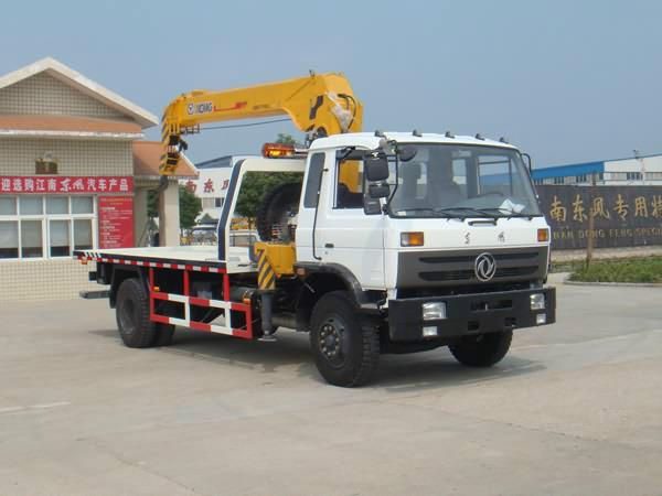 供應(yīng)浙江東風(fēng)153一拖二帶吊清障車｜清障車價(jià)格13997853756