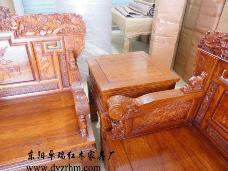 廠家直銷東陽木雕紅木家具供應(yīng)*紫檀非洲黃花梨寶馬沙發(fā)