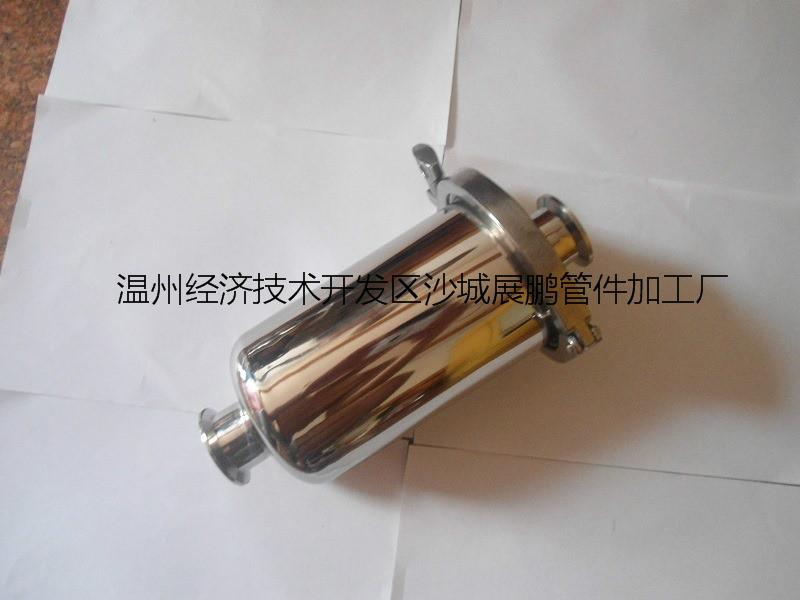 廠家直銷批發(fā)管道過濾器 304衛(wèi)生級不銹鋼卡式過濾器 不銹鋼直通過濾器