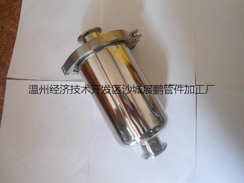 廠家直銷批發(fā)管道過濾器 304衛(wèi)生級不銹鋼卡式過濾器 不銹鋼直通過濾器