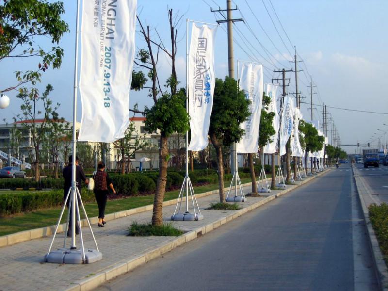 5米注水旗桿租賃誰(shuí)家便宜圖片