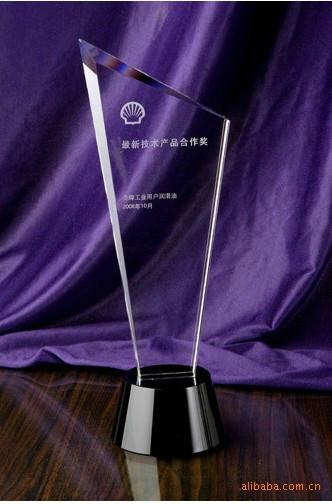 高爾夫球水晶獎杯 運(yùn)動會獎杯 體育賽事獎杯定制