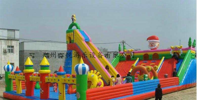 大型充氣滑梯圖片/大型充氣滑梯樣板圖 (3)