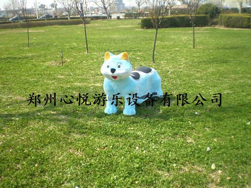 供應(yīng)兒童歡樂室外卡通毛絨電動車