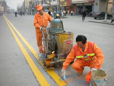 供应供应深圳坪山停车场交通热熔划线图片