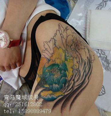 供應鳳凰紋身牡丹紋身