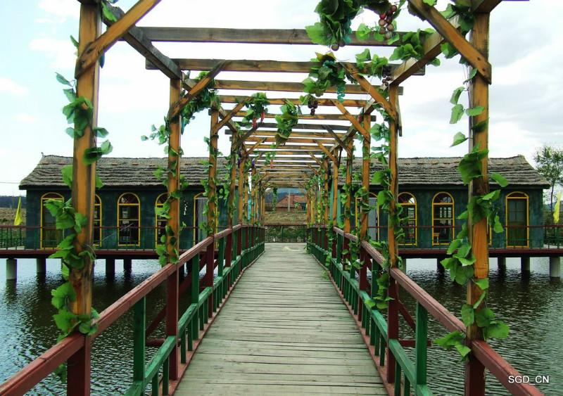 供應(yīng)重慶防腐木葡萄架，重慶哪里有做防腐木葡萄架的廠家