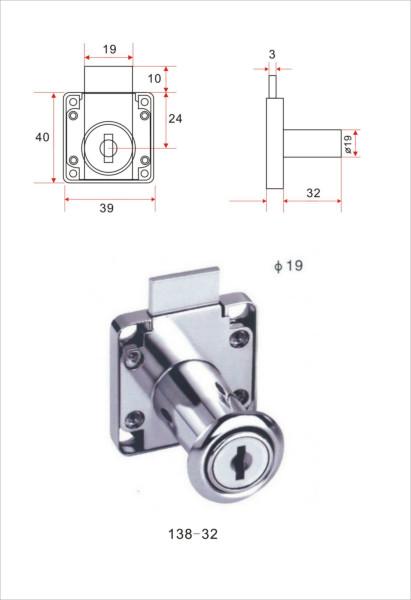 抽屉锁138-32图片