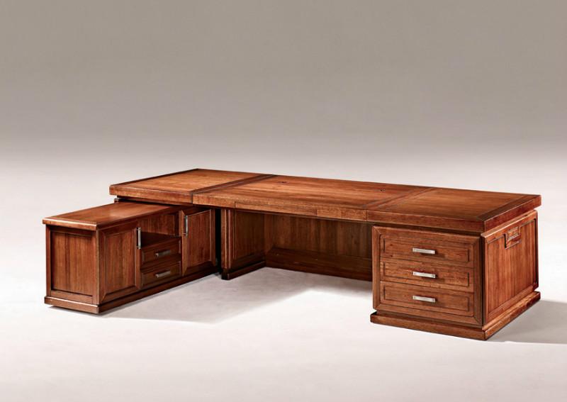 供應歐式商務書房家具實木大班臺副柜現(xiàn)代辦公老板桌副柜純實木家具