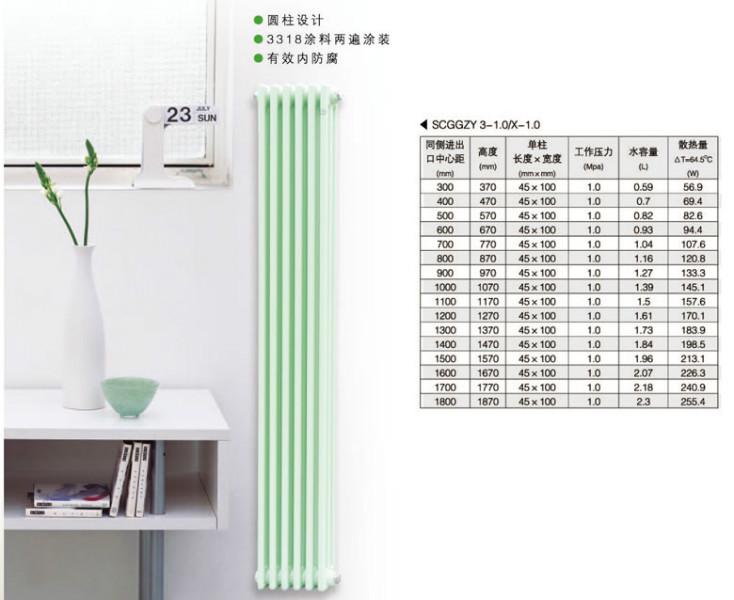 供應(yīng)內(nèi)防腐鋼制23456柱型暖氣片
