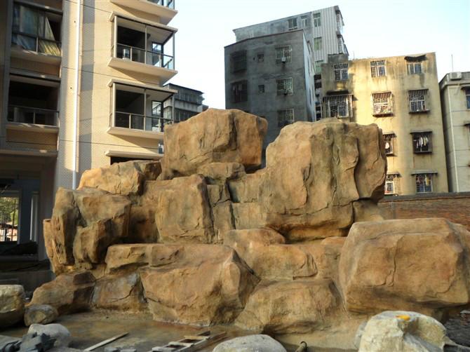 南通園林假山施工圖片