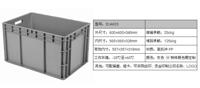 供应丰田专用汽配物流箱EU4633