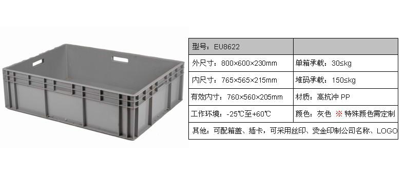 供应丰田专用汽配物流箱EU8622