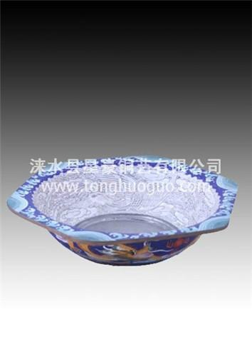 供應(yīng)貴言誠(chéng)直徑30cm景泰藍(lán)電磁火鍋、景泰藍(lán)火鍋、電磁火鍋、銅火鍋