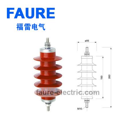 10kv_hy5ws-17/50氧化锌避雷器尺寸图