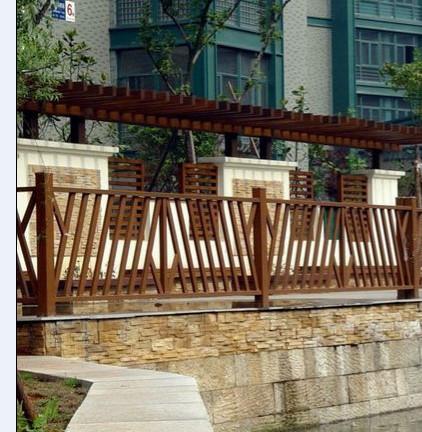 供應仿木紋廊架