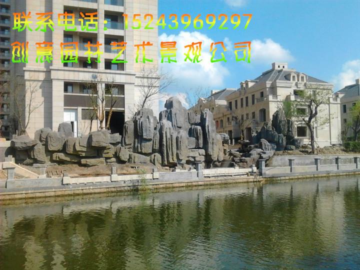 供應別墅假山制作