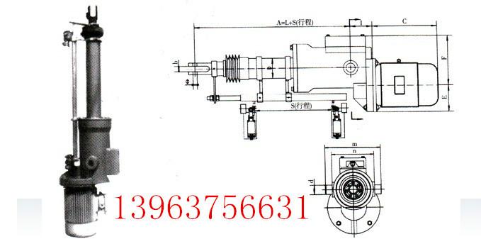 DT500電動(dòng)推桿圖片/DT500電動(dòng)推桿樣板圖 (3)