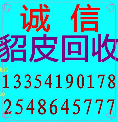 铁岭抚顺貂皮大衣回收图片