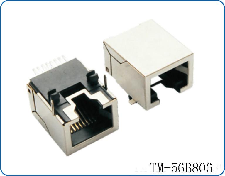 RJ45SMT網(wǎng)絡連接器貼片式網(wǎng)口圖片/RJ45SMT網(wǎng)絡連接器貼片式網(wǎng)口樣板圖 (3)