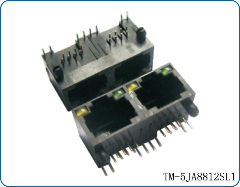 供应RJ45网络插座拼装式路由器连接器