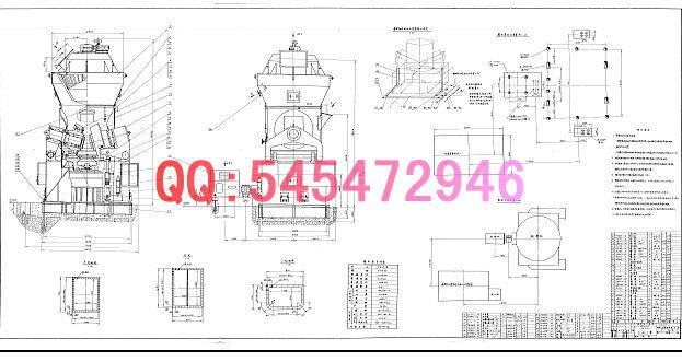 PRM1700立式磨机图纸图片