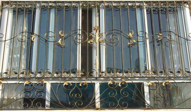 鐵藝窗花圖片/鐵藝窗花樣板圖 (2)