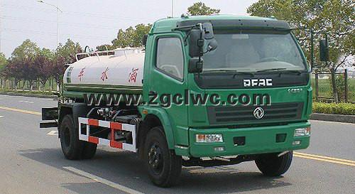 供應東風多利卡灑水車、8噸、朝柴120馬力、水炮揚程 35米