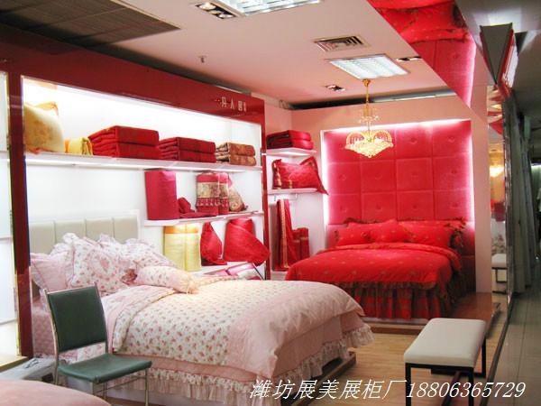 供應(yīng)家紡展柜壁柜*烤漆展柜定制商場展柜裝修布局