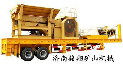 安徽省錘式移動破碎站圖片