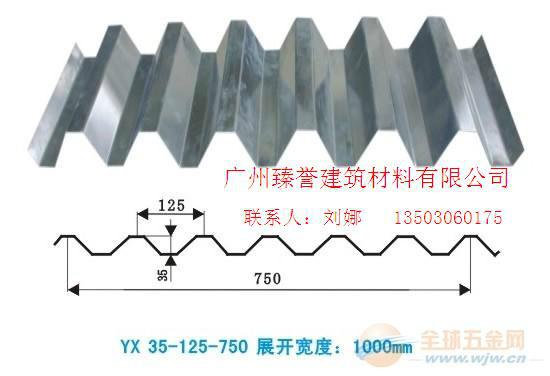 供应压型钢板YX35-125-750（V125型）图片