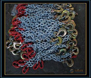 供應(yīng)路德高強(qiáng)度en818-2起重鏈條工廠 11x43mm非標(biāo)發(fā)黑起重圓環(huán)鏈