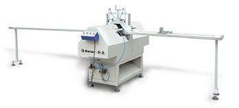 供應(yīng)凱岳塑料型材臥式玻璃壓條鋸塑鋼門窗設(shè)備