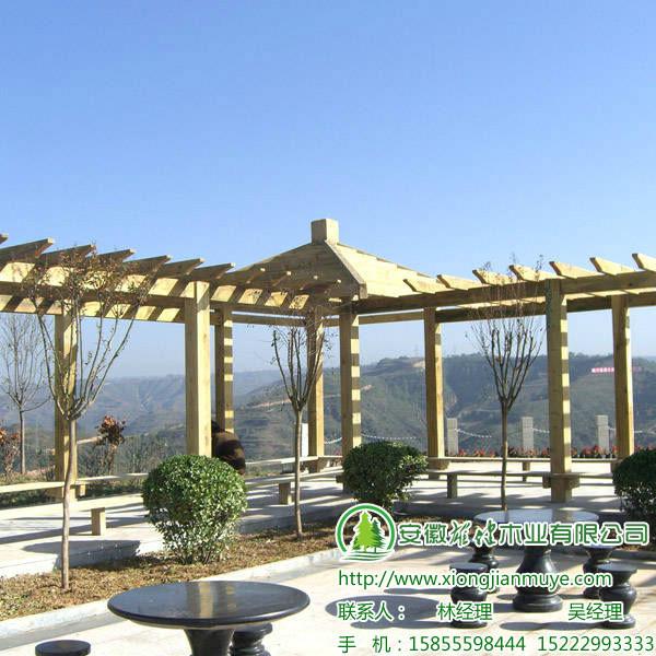 供應(yīng)赤水防腐木葡萄架，赤水防腐木葡萄架價(jià)格，赤水防腐木葡萄架現(xiàn)場(chǎng)安裝