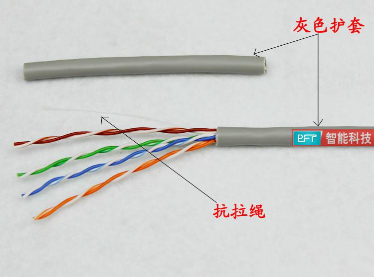 工厂直销现货直批超五类网线图片