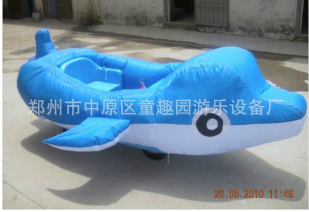 供應(yīng)單人雙人帶彩燈兒童充氣電瓶車