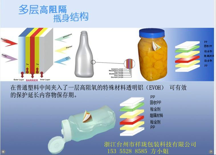 台州市高阻隔塑料罐头瓶包装瓶厂家供应高阻隔塑料罐头瓶包装瓶